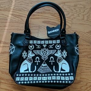 Banned Apparel Egyptian symbols bag